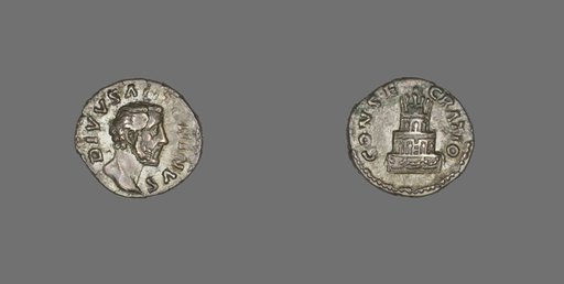 Denarius (Coin) Portraying Emperor Antoninus Pius