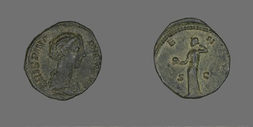 Coin Portraying Empress Crispina