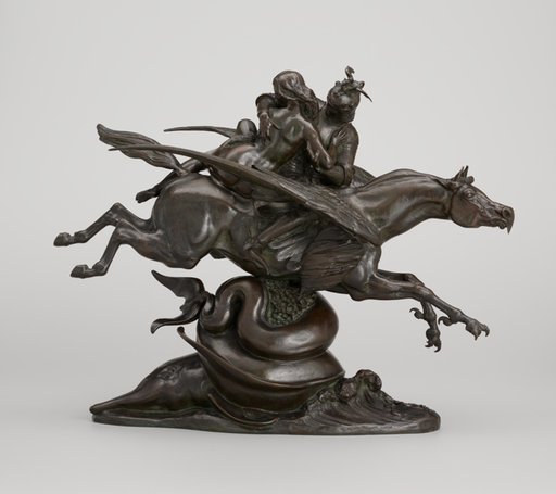 Roger and Angelica Mounted on the Hippogriff
