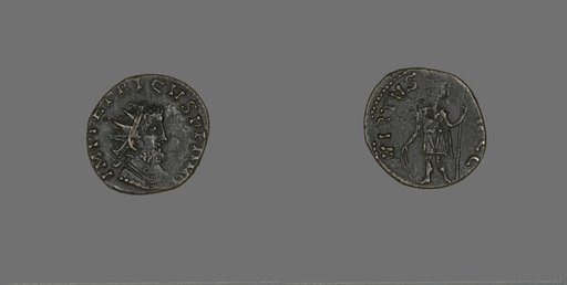 Coin Portraying Emperor Tetricus I