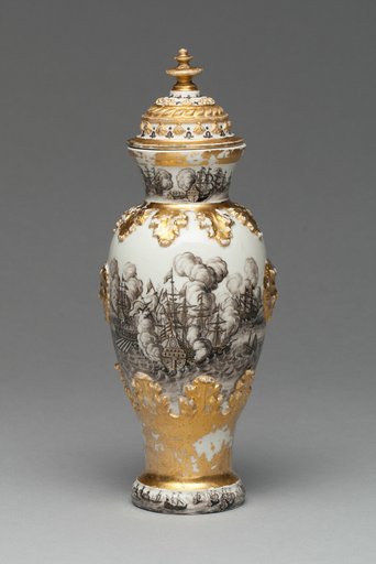 Vase and Cover (one of a pair)