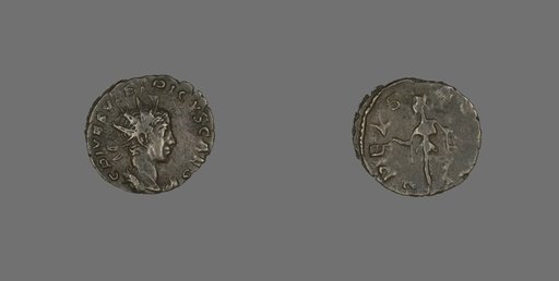 Coin Portraying Emperor Tetricus II
