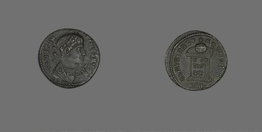 Coin Portraying Emperor Constantine I