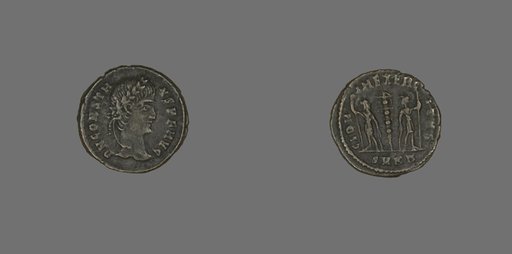 Coin Portraying Emperor Constans