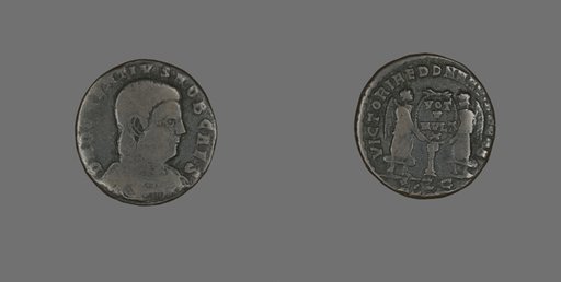 Coin Portraying Emperor Decentius
