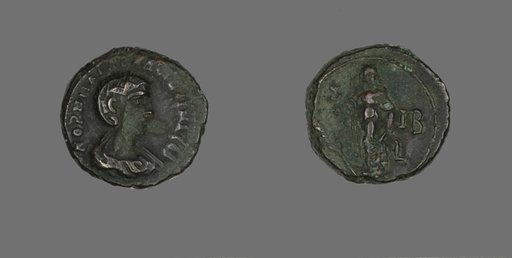 Tetradrachm (Coin) Portraying Empress Salonina