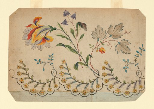 Design for a Woven, Printed, or Embroidered Dress or Skirt Border