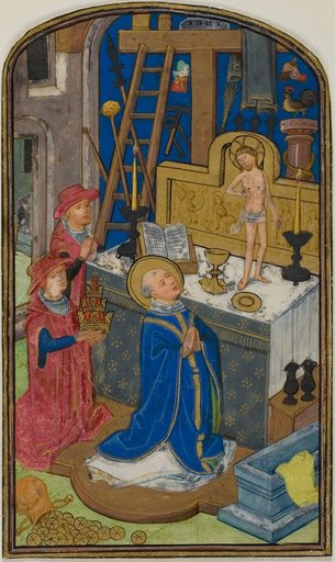 The Mass of St. Gregory, from a Book of Hours
