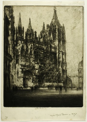 The West Front, Rouen Cathedral