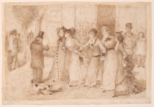 Workers' Daughters on the Outer Boulevard (Illustration for Émile Zola's "L'Assommoir")