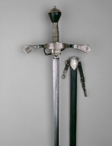 Sword with Scabbard for an Officer in the Bodyguard of the Elector of Saxony