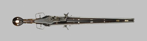 Double-Barreled Holster Pistol with Two Locks