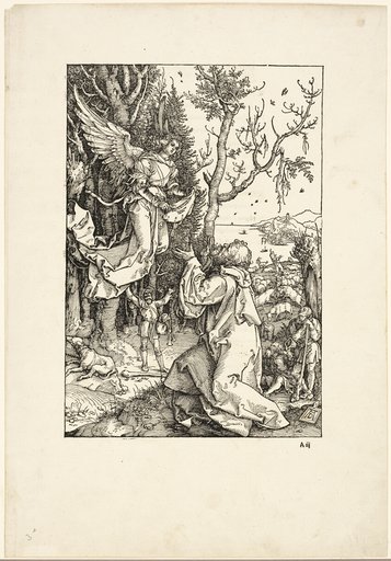 Joachim and the Angel, from The Life of the Virgin