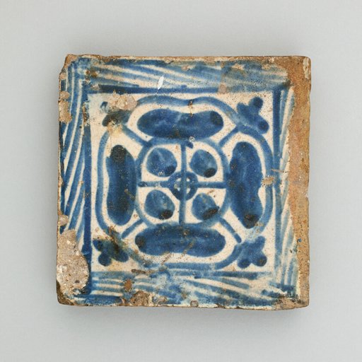 Floor Tile with Rosette