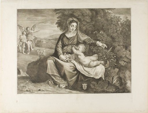 Virgin and Child, with Tobias and the Angel, from Cabinet Reynst