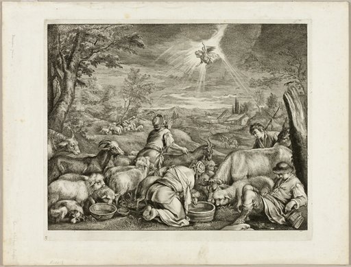 The Calling of Abraham (or The Annunciation to the Shepherds), from Cainet Reynst