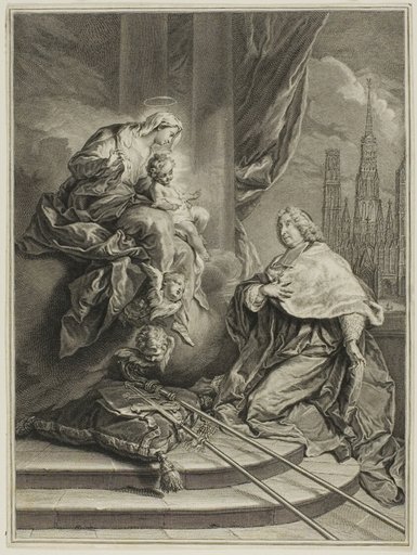 Portrait of Louis de la Vergne de Tressan, Count of Lyon, Archbishop of Rouen