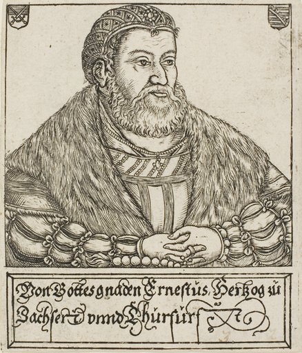 Ernest, from Saxon Dukes and Electors
