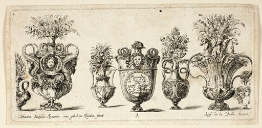 Plate One from Raccolta di Vasi diversi di Stef. de la Bella Fiorentino
