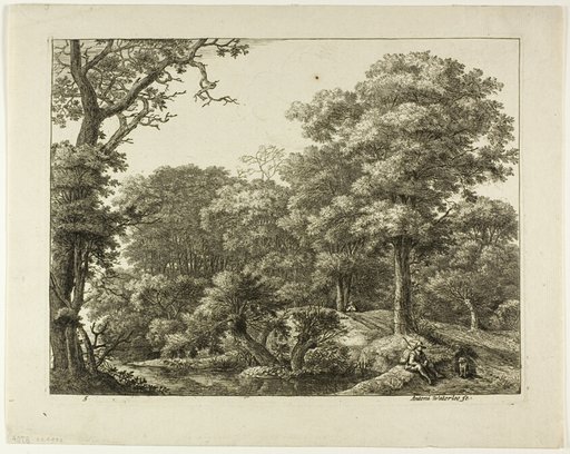 The Wayfarer Resting in the Forest