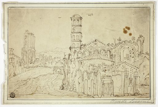 View in Rome: Torre della Melisa, Ruins of Early Christian Church