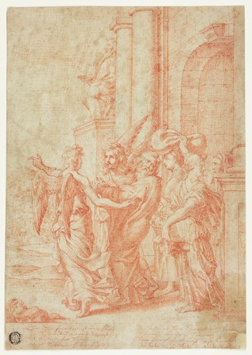 Lot and His Family Led Out of Sodom