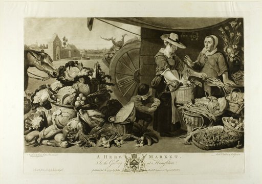 A Herb Market, from The Houghton Gallery