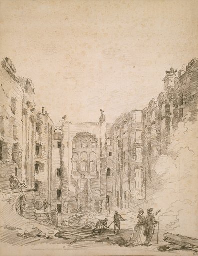 Ruins of the Opera After the Fire of 1781