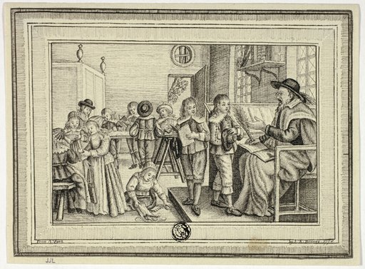 Schoolmaster with Children