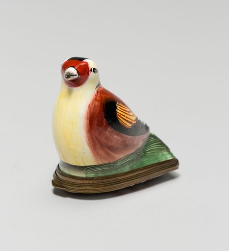 Bonbonnière in the Shape of a Gold Finch