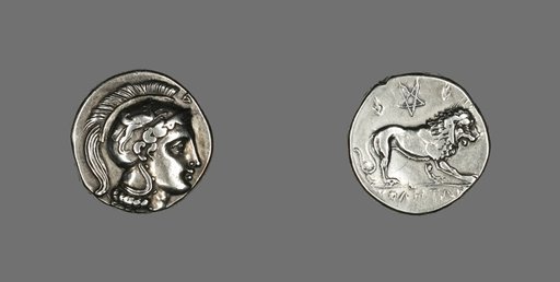 Stater (?) (Coin) Depicting the Goddess Athena