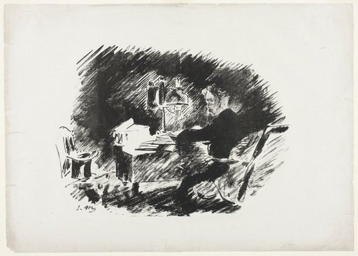 Under the Lamp ("Once upon a midnight dreary..."), from The Raven (Le Corbeau)