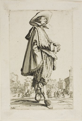 The Gentleman with Clasped Hands, plate eleven from La Noblesse
