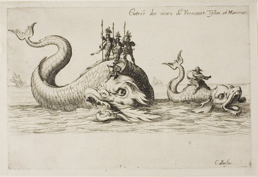 Entry of Mm. de Vroncourt, Tyllon, and Marimont, from The Combat at the Barrier