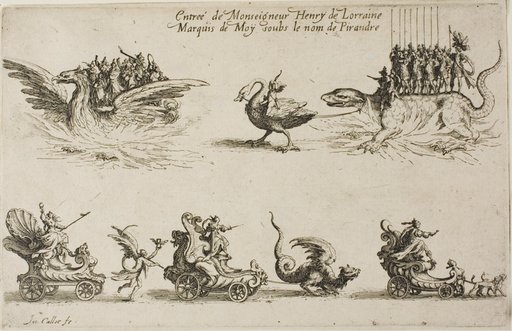 Entry of Monseigneur Henry de Lorraine, Marquis de Moy, under the Name of Pirandre, from The Combat at the Barrier
