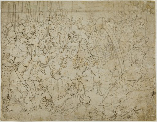 Armed Soldiers After Battle