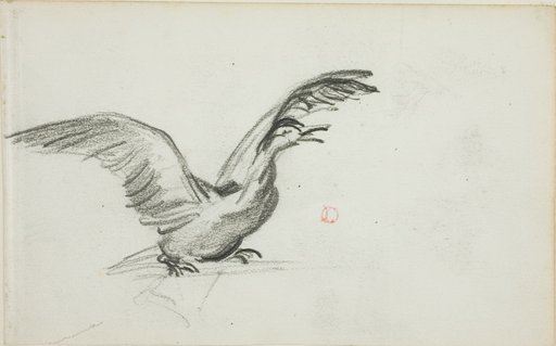 Wild Duet (recto); Two Standing Nude Female Figures in Niches (verso)