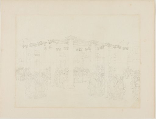 Study for The Coal Exchange, from Microcosm of London