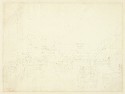 Study for Hospital, Middlesex, from Microcosm of London