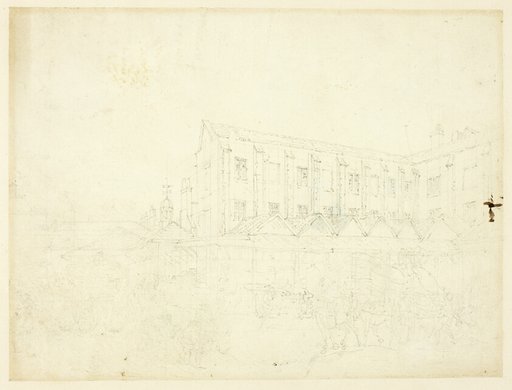 Study for Leaden Hall Market, from Microcosm of London