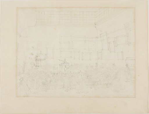 Study for Christie's Auction Room
