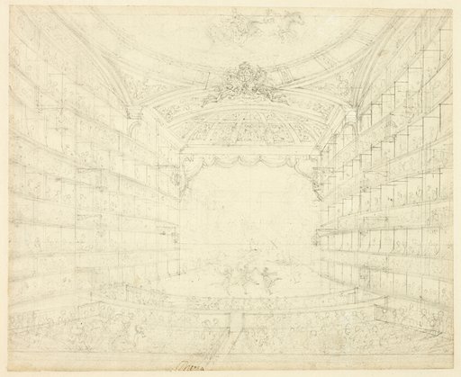 Study for Opera House, from Microcosm of London