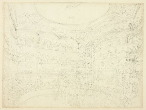 Study for Royal Circus, from Microcosm of London