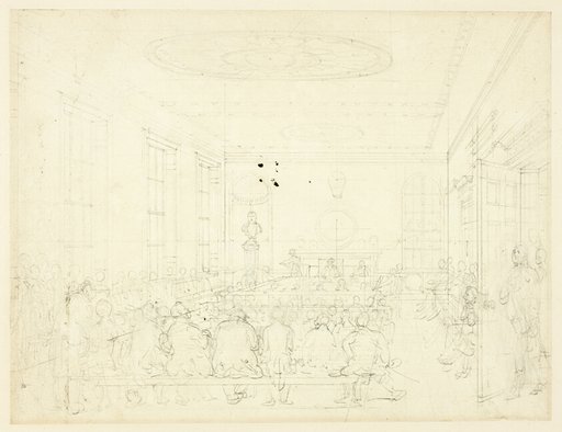 Study for Society for the Encouragement of Agriculture, from Microcosm of London