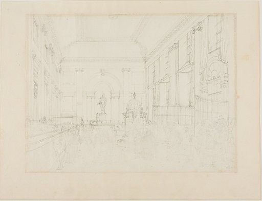 Study for the Great Hall, Bank of England