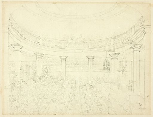Study for Surrey Institution, from Microcosm of London