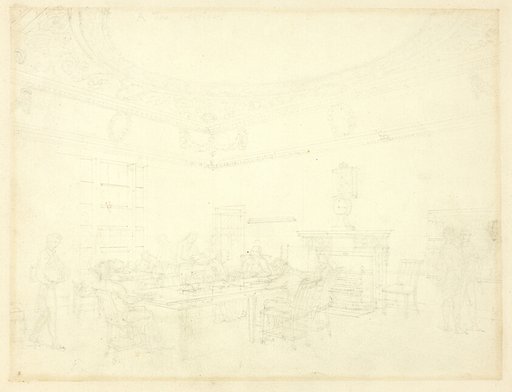 Study for Board of Trade, from Microcosm of London