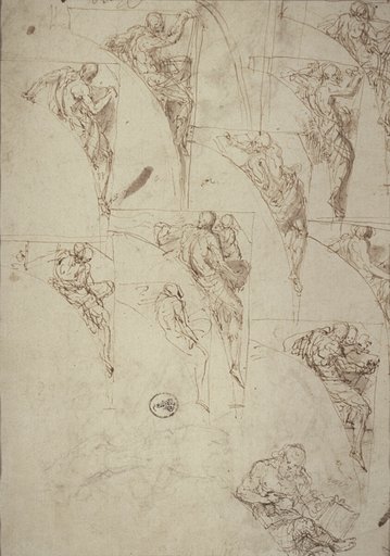 Studies for Prophets in Spandrels