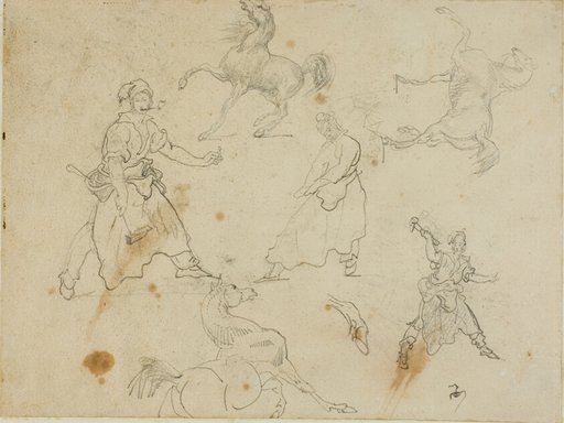 Studies of Blacksmiths and Horses