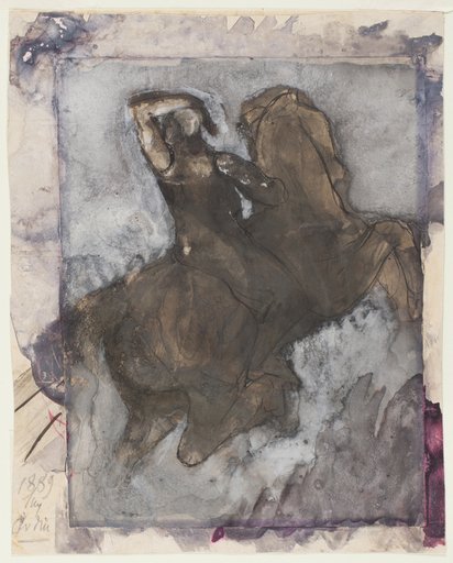 Horseman (recto); Horse and Rider (verso)